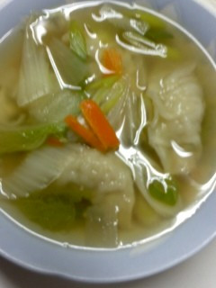 野菜たっぷり餃子スープ-レシピのメイン写真