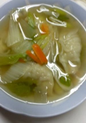 野菜たっぷり餃子スープ-レシピのメイン写真