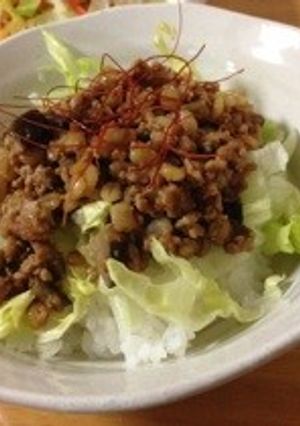 ジャージャーご飯-レシピのメイン写真