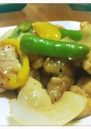 鶏ムネ肉で黒酢炒め-レシピのメイン写真