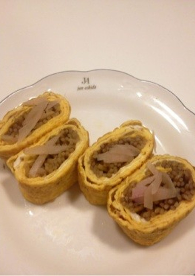 お弁当の卵焼き（オムそば風）-レシピのメイン写真