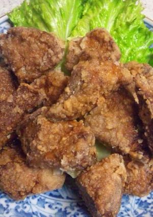 豚レバー竜田揚げ☆ケチャップマスタード-レシピのメイン写真