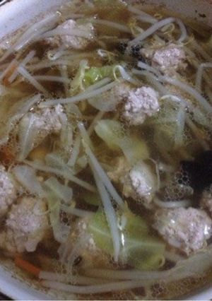 簡単 肉団子スープ-レシピのメイン写真