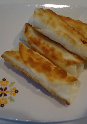パリパリ☆はんぺんと海老のギョーザ巻き-レシピのメイン写真