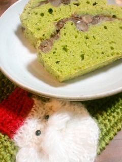 抹茶と小豆の和風パウンドケーキ-レシピのメイン写真