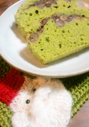 抹茶と小豆の和風パウンドケーキ-レシピのメイン写真