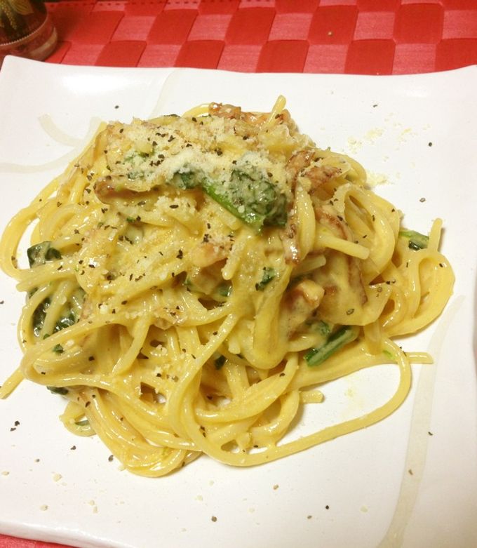 濃厚☆カルボナーラ by ＊＊MIZUKI＊＊ 【クックパッド】 簡単おいしい