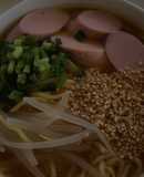 家にあるものでできるラーメン