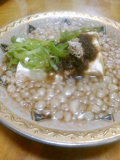 とろろ昆布と天かすで湯豆腐-レシピのメイン写真