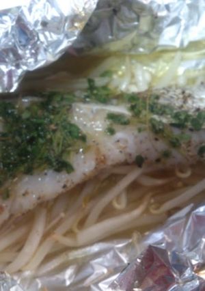 白身魚のハーブホイル焼き-レシピのメイン写真
