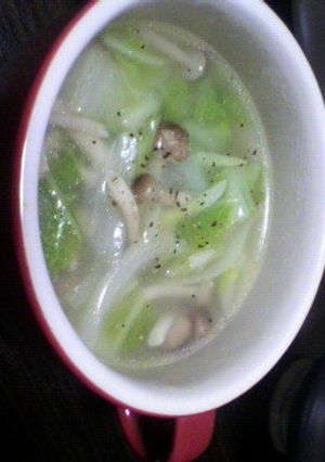 白菜の中華スープ-レシピのメイン写真