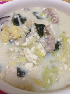 簡単!豆乳スープ-レシピのメイン写真