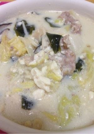 簡単!豆乳スープ-レシピのメイン写真