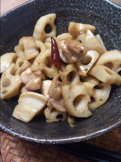 蓮根と鶏肉のきんぴら-レシピのメイン写真