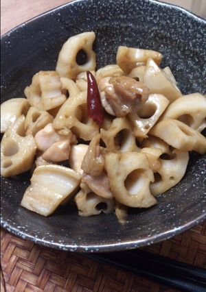 蓮根と鶏肉のきんぴら-レシピのメイン写真