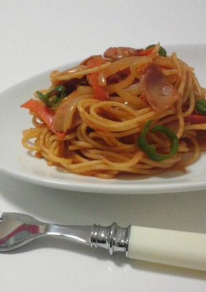 昔のお給食☆ナポリタン-レシピのメイン写真