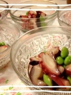 たこと枝豆のドレッシング和え*-レシピのメイン写真