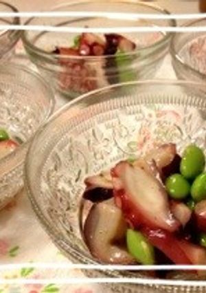 たこと枝豆のドレッシング和え＊-レシピのメイン写真