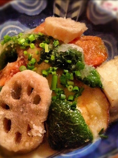 さつまいもをおかずに*色々野菜の揚げ浸し-レシピのメイン写真