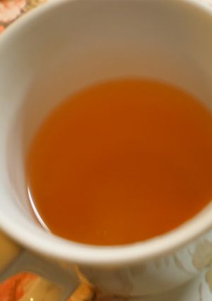 レンジで一人分の手軽な玉ねぎ茶-レシピのメイン写真