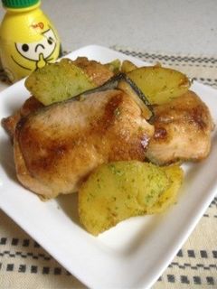 鮭とポテトのガーリックバター炒め-レシピのメイン写真