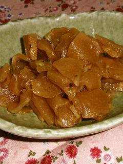 大根(はやとうりでも)の佃煮-レシピのメイン写真