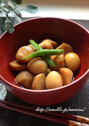 里芋とうずらの煮物-レシピのメイン写真