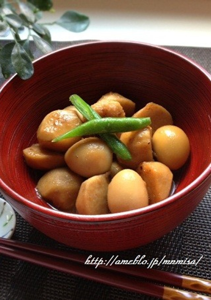 里芋とうずらの煮物-レシピのメイン写真