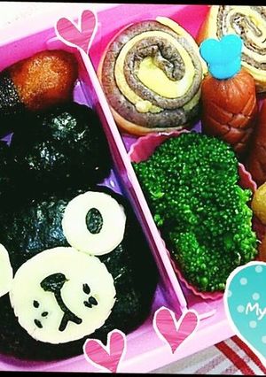 キャラ弁　おにぎりくまちゃん-レシピのメイン写真