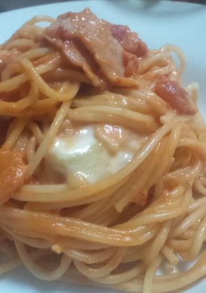 チーズinトマトクリームパスタ*-レシピのメイン写真