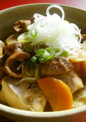 もつ煮込み　麺つゆ＆味噌-レシピのメイン写真