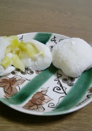 お餅で秋の大福-レシピのメイン写真