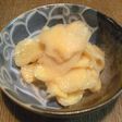 新生姜のハチミツ甘酢漬け♪