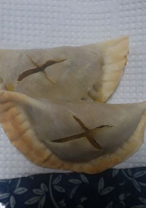 揚げずに餃子の皮でパンプキンパイ-レシピのメイン写真