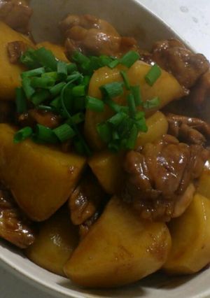 ＊じゃが芋と鶏肉の甘辛煮＊-レシピのメイン写真