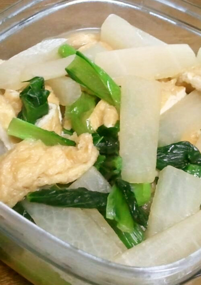 冷めてもおいしい♪大根とお揚げのサッと煮-レシピのメイン写真