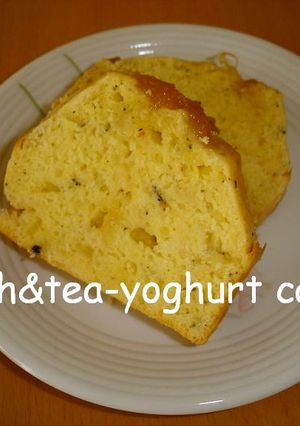 ﾉﾝｵｲﾙ☆桃と紅茶のﾖｰｸﾞﾙﾄｹｰｷ-レシピのメイン写真