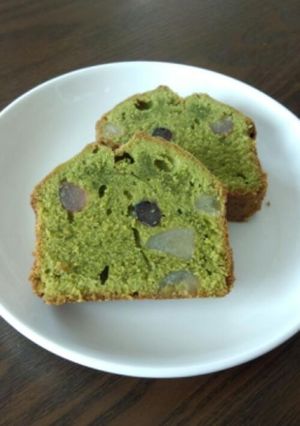 甘納豆入り抹茶パウンド♬-レシピのメイン写真