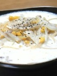フライパンでミルクスープパスタ-レシピのメイン写真