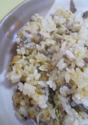 にんにくたっぷりひき肉チャーハン-レシピのメイン写真