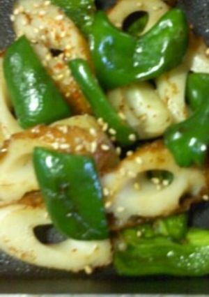 竹輪とピーマンの照り焼き-レシピのメイン写真
