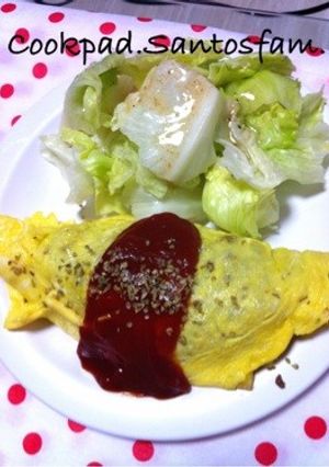 ミートオムレツ-レシピのメイン写真