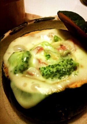 坊ちゃんかぼちゃの野菜チーズ焼き-レシピのメイン写真