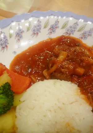 牛バラ肉のトマト煮込み-レシピのメイン写真