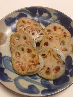 レンコンの明太子はさみ焼き-レシピのメイン写真