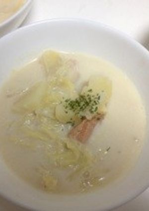 白菜じゃが☆豆乳スープ-レシピのメイン写真