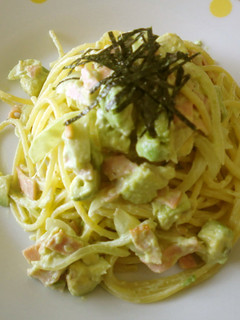 簡単!早い!アボカドの和風パスタ-レシピのメイン写真