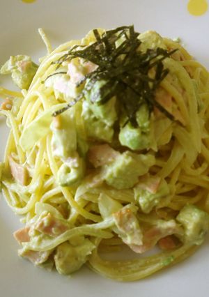 簡単！早い！アボカドの和風パスタ-レシピのメイン写真