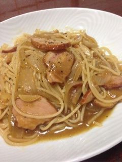 カレーパスタ(インデアンパスタ?: )-レシピのメイン写真