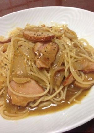 カレーパスタ(インデアンパスタ？: )-レシピのメイン写真
